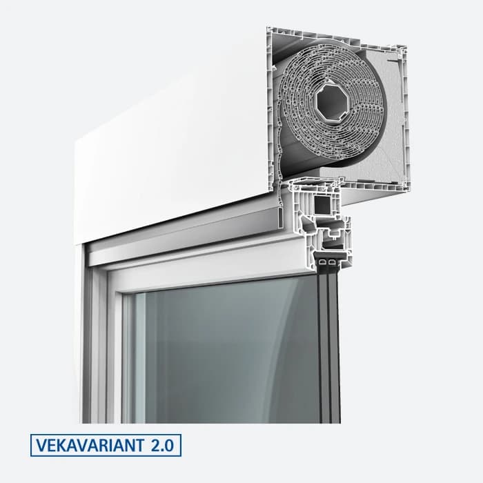 Presjek VEKA VEKAVARIANT 2.0 kutije i prozora